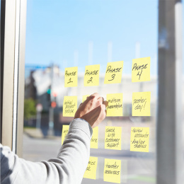 Post-it 76x76 Gul i gruppen Papper & Block / Skriva och anteckna / Post-it och notisblock hos Pen Store (135694)