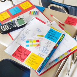 Post-it Indexflikar Pil 11,9x43,2 mm 4 färger Neon i gruppen Papper & Block / Skriva och anteckna / Post-it och notisblock hos Pen Store (135696)
