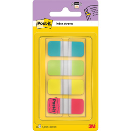 Post-it Indexflikar 15,8x38,1 mm Strong 4 färger i gruppen Papper & Block / Skriva och anteckna / Post-it och notisblock hos Pen Store (135699)