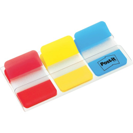 Post-It Indexflikar 25,4x38,1 mm Strong 3 färger i gruppen Papper & Block / Skriva och anteckna / Post-it och notisblock hos Pen Store (135701)
