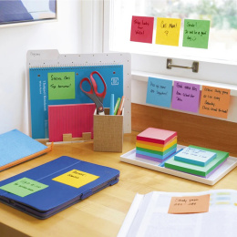 Post-it Super Sticky 76x127 Färgmix Playful 6-pack i gruppen Papper & Block / Skriva och anteckna / Post-it och notisblock hos Pen Store (135720)