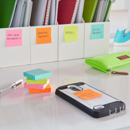 Post-it Super Sticky 47,6x47,6 Färgmix Cosmic 12-pack i gruppen Papper & Block / Skriva och anteckna / Post-it och notisblock hos Pen Store (135730)