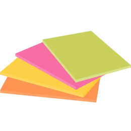 Post-it Super Sticky 152x101 Meeting Färgmix Neon 4-pack i gruppen Papper & Block / Skriva och anteckna / Post-it och notisblock hos Pen Store (135734)