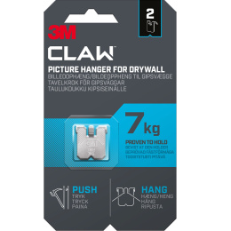 Claw Tavelkrok för gipsvägg 7 kg 2-pack i gruppen Skapande & Hobby / Organisera / Ramar / Tavelupphängning hos Pen Store (135740)