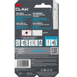 Claw Tavelkrok för gipsvägg 7 kg 2-pack i gruppen Skapande & Hobby / Organisera / Ramar / Tavelupphängning hos Pen Store (135740)