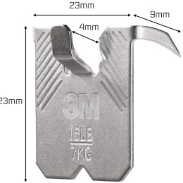 Claw Tavelkrok för gipsvägg 7 kg 4-pack i gruppen Skapande & Hobby / Organisera / Ramar / Tavelupphängning hos Pen Store (135741)