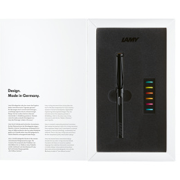Safari All Black Set Medium i gruppen Pennor / Fine Writing / Reservoarpennor hos Pen Store (135755)
