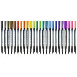 Pointliner Colour 24-set i gruppen Pennor / Konstnärspennor / Tuschpennor hos Pen Store (135773)