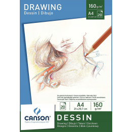 Drawing Pad 160g A4 i gruppen Papper & Block / Konstnärsblock / Rit- och skissblock hos Pen Store (135780)