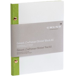 Craftsman Skissbok A5 - Olivine i gruppen Papper & Block / Konstnärsblock / Skissböcker hos Pen Store (135791)