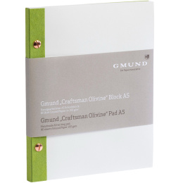 Craftsman Skissbok A5 - Olivine i gruppen Papper & Block / Konstnärsblock / Skissböcker hos Pen Store (135791)