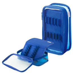 Pennfodral Transparent Blå i gruppen Pennor / Penntillbehör / Pennskrin och fodral hos Pen Store (135797)