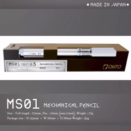 Stiftpenna MS01 0,5 mm Silver i gruppen Pennor / Skriva / Stiftpennor hos Pen Store (135822)
