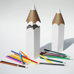 Pennställ Blyertspenna Vit i gruppen Skapande & Hobby / Organisera / Hemmakontor hos Pen Store (135849)