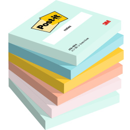 Post-it 76x76 Färgmix Beachside 6-pack i gruppen Papper & Block / Skriva och anteckna / Post-it och notisblock hos Pen Store (135853)