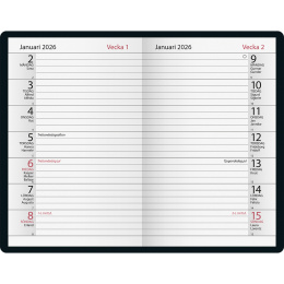 Kalender Notes Blå i gruppen Papper & Block / Kalendrar och almanackor hos Pen Store (135861)
