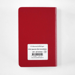 Kalender Agenda Röd Konstläder i gruppen Papper & Block / Kalendrar och almanackor hos Pen Store (135863)