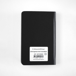 Kalender Agenda Svart Konstläder i gruppen Papper & Block / Kalendrar och almanackor / 12-månaderskalendrar hos Pen Store (135864)