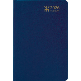 Kalender Agenda Blå Konstläder i gruppen Papper & Block / Kalendrar och almanackor / 12-månaderskalendrar hos Pen Store (135865)