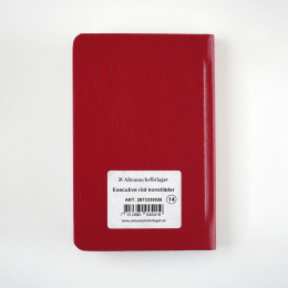 Kalender Executive Röd Konstläder i gruppen Papper & Block / Kalendrar och almanackor / 12-månaderskalendrar hos Pen Store (135870)