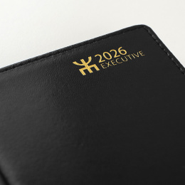 Kalender Executive Svart Skinn i gruppen Papper & Block / Kalendrar och almanackor hos Pen Store (135872)