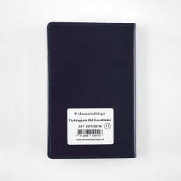 Kalender Fickdagbok Blå Konstläder i gruppen Papper & Block / Kalendrar och almanackor / 12-månaderskalendrar hos Pen Store (135873)