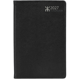 Kalender Fickdagbok Svart Konstläder i gruppen Papper & Block / Kalendrar och almanackor / 12-månaderskalendrar hos Pen Store (135874)