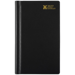Kalender Manager Svart i gruppen Papper & Block / Kalendrar och almanackor / 18-månaderskalendrar hos Pen Store (135879)