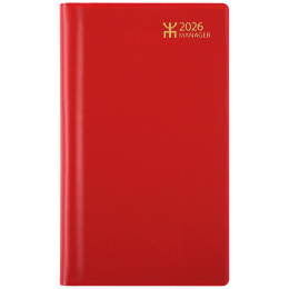 Kalender Manager Röd i gruppen Papper & Block / Kalendrar och almanackor hos Pen Store (135880)