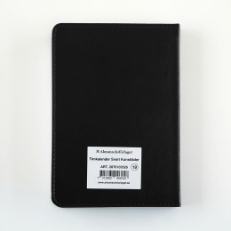 Timkalender Svart Konstläder i gruppen Papper & Block / Kalendrar och almanackor / 12-månaderskalendrar hos Pen Store (135885)