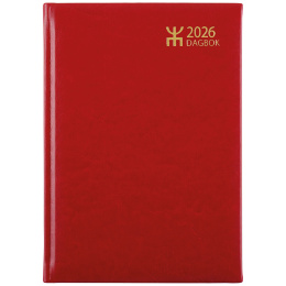 Kalender Dagbok Röd i gruppen Papper & Block / Kalendrar och almanackor hos Pen Store (135886)