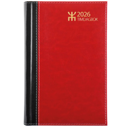 Kalender Timdagbok Röd/Svart i gruppen Papper & Block / Kalendrar och almanackor hos Pen Store (135888)