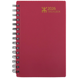 Kalender Timdagbok Bordeaux Wire-O i gruppen Papper & Block / Kalendrar och almanackor hos Pen Store (135890)