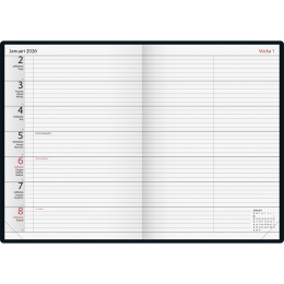 Kalender Kontorsagenda Grön i gruppen Papper & Block / Kalendrar och almanackor / 12-månaderskalendrar hos Pen Store (135892)