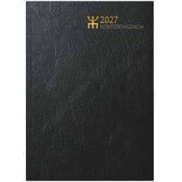 Kalender Kontorsagenda Svart i gruppen Papper & Block / Kalendrar och almanackor / 12-månaderskalendrar hos Pen Store (135893)