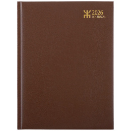 Kalender Journal Brun i gruppen Papper & Block / Kalendrar och almanackor hos Pen Store (135894)