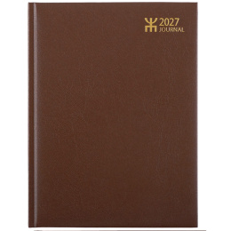 Kalender Journal Brun i gruppen Papper & Block / Kalendrar och almanackor / 12-månaderskalendrar hos Pen Store (135894)