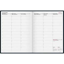 Kalender Journal Brun i gruppen Papper & Block / Kalendrar och almanackor / 12-månaderskalendrar hos Pen Store (135894)