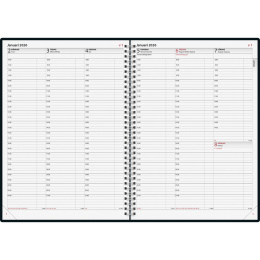 Kalender Journal A4 Blå i gruppen Papper & Block / Kalendrar och almanackor / 12-månaderskalendrar hos Pen Store (135895)