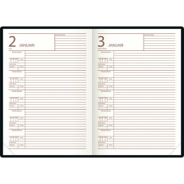 Kalender 5-års Bordeaux i gruppen Papper & Block / Skriva och anteckna / Dagböcker hos Pen Store (135896)