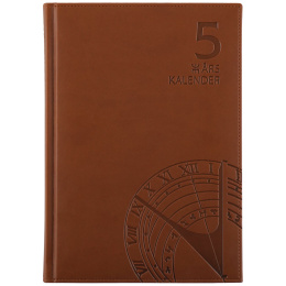 Kalender 5-års Brun i gruppen Papper & Block / Skriva och anteckna / Dagböcker hos Pen Store (135897)