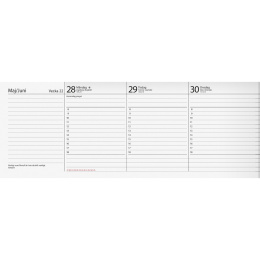 Kalender Planering Grön Kartong Inbunden i gruppen Papper & Block / Kalendrar och almanackor hos Pen Store (135899)