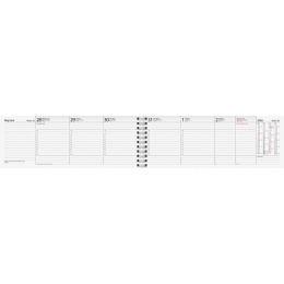 Kalender Planering Grön Kartong Wire-O i gruppen Papper & Block / Kalendrar och almanackor hos Pen Store (135900)