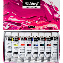 PRIMAcryl Akrylfärg 60 ml 8-set i gruppen Konstnärsmaterial / Konstnärsfärger / Akrylfärg hos Pen Store (136012)