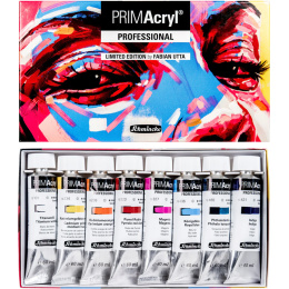 PRIMAcryl Akrylfärg 60 ml 8-set Fabian Utta i gruppen Konstnärsmaterial / Konstnärsfärger / Akrylfärg hos Pen Store (136013)