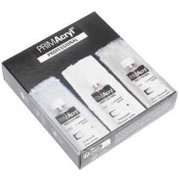PRIMAcryl Akrylfärg 35 ml White 3-set i gruppen Konstnärsmaterial / Konstnärsfärger / Akrylfärg hos Pen Store (136015)
