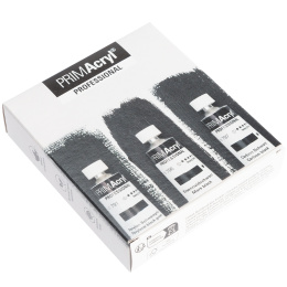 PRIMAcryl Akrylfärg 35 ml Black 3-set i gruppen Konstnärsmaterial / Konstnärsfärger / Akrylfärg hos Pen Store (136016)