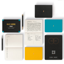 Bullet Journal Pocket 3-pack Turquoise25 i gruppen Papper & Block / Skriva och anteckna / Skrivblock och häften hos Pen Store (136020)