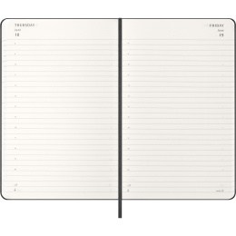 Kalender 12M Daily 2026 Hardcover Large Black i gruppen Papper & Block / Kalendrar och almanackor / 12-månaderskalendrar hos Pen Store (136081)