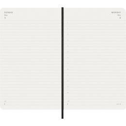 Kalender 12M Daily 2026 Softcover Large Black i gruppen Papper & Block / Kalendrar och almanackor / 12-månaderskalendrar hos Pen Store (136082)
